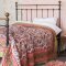 Daisy Snow Reversible Floral Quilt - Pistachio Blossom - 220cm x 270cm