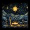 Transform Trade Starlit Manger Charity Christmas Cards - Pack of 10