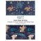 Transform Trade Starlit Fields Christmas Gift Wrap - 4 sheets