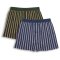Ethan Organic Cotton Boxer Shorts - Navy & Green - Pack of 2