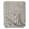 Aran Sheep Throw - Light Grey