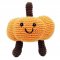 Fair Trade Crocheted Pumpkin Baby Rattle