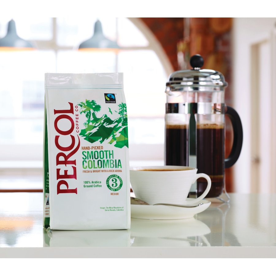 Percol Fairtrade Smooth Colombia Coffee 200g Percol