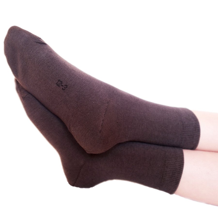 100 Organic Cotton Ankle School Socks Grey Ecooutfi