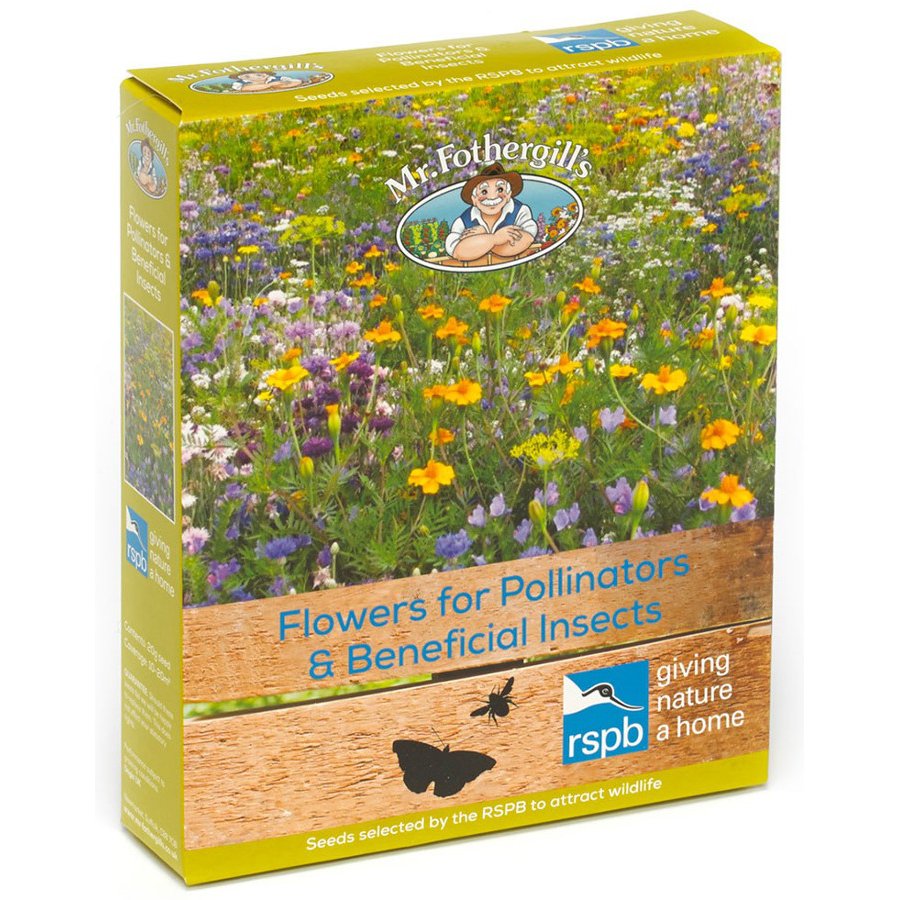 Mr Fothergill's RSPB Seed Mix - Flowers for Pollinators and Beneficial ...