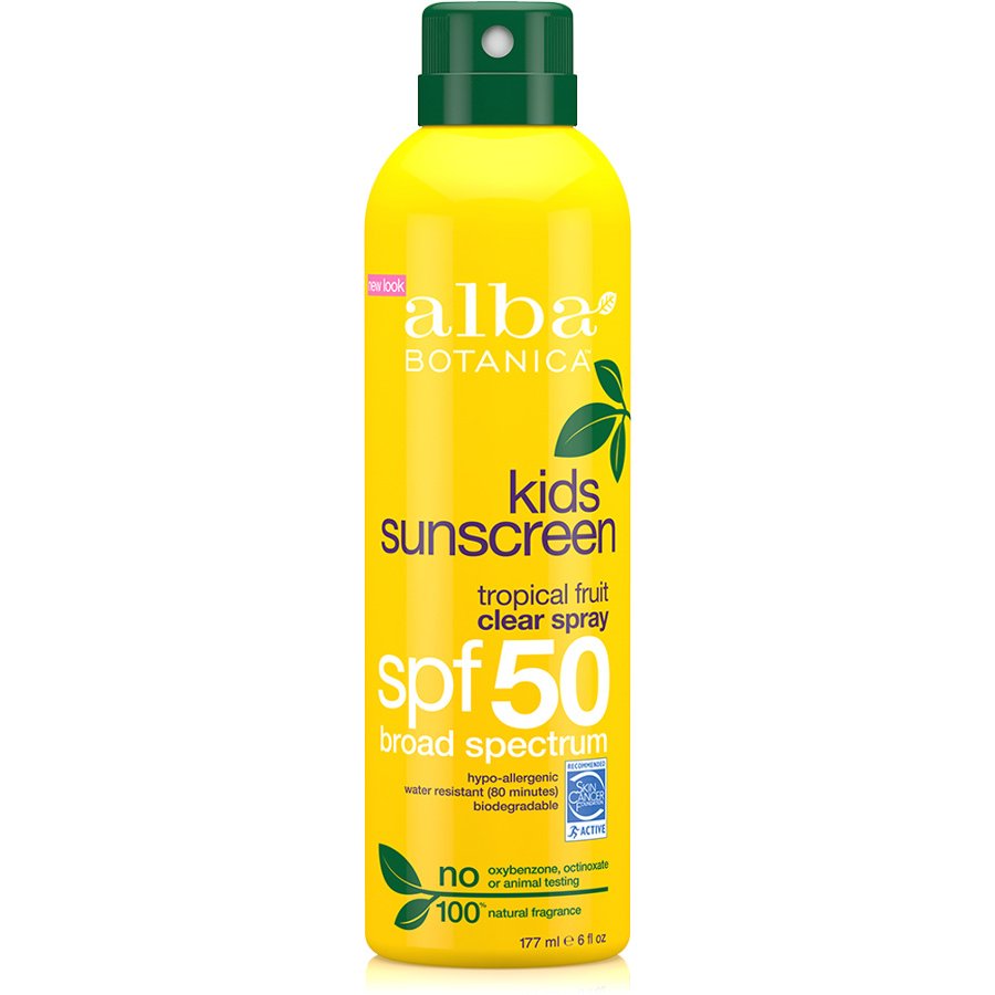 Alba Botanica Kids Clear Sunscreen Spray SPF50 - 177ml - Alba Botanica