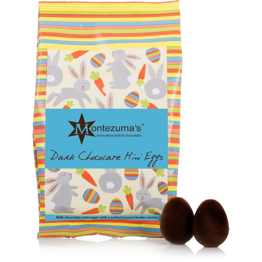 Montezuma's Dark Chocolate Peanut Butter Mini Eggs 150g Montezumas