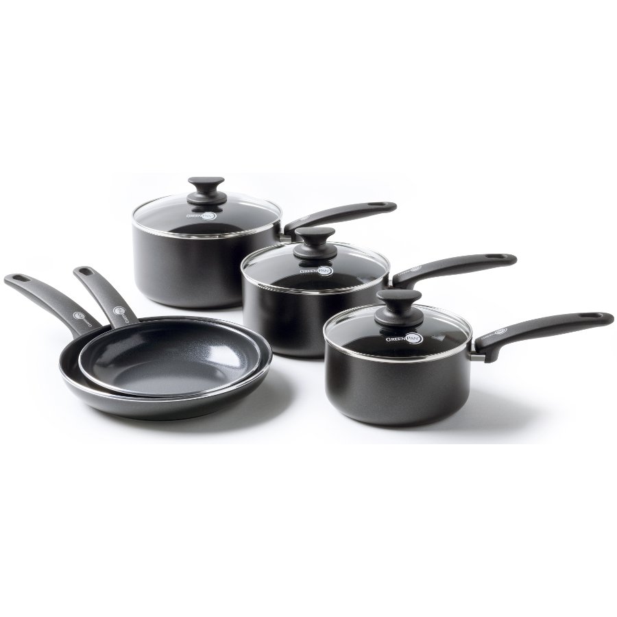 GreenPan Cambridge 5 Piece Cookware Set GreenPan   401956 GreenPan Cambridge 5 Piece Cookware Set 2 