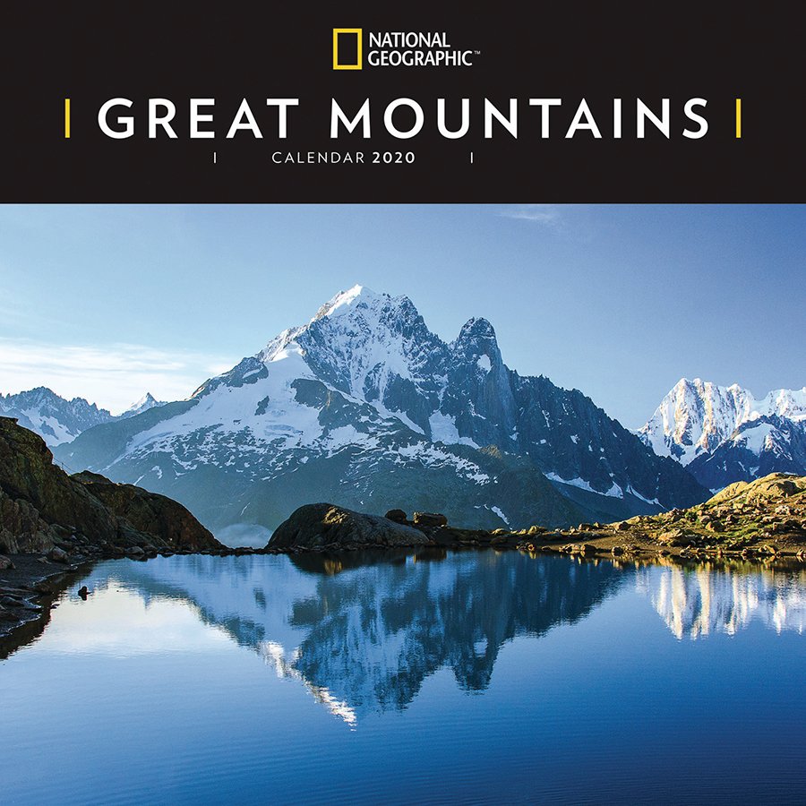 National Geographic 'Great Mountains' 2020 Wall Calendar National
