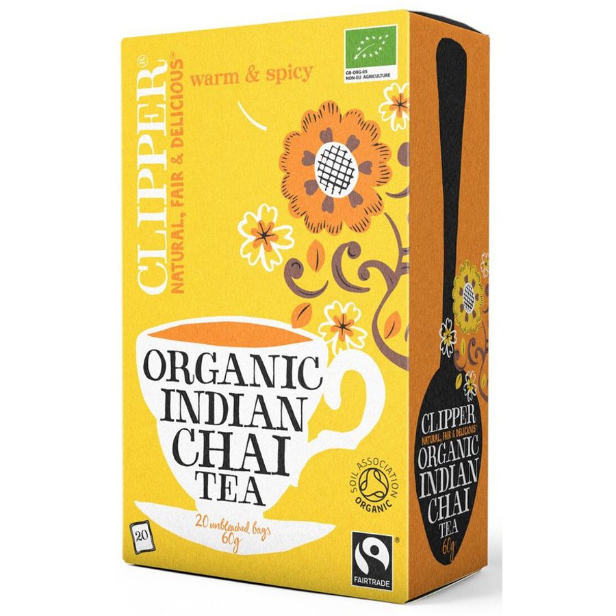Clipper Organic Indian Chai - 20 Bags - Natural Collection