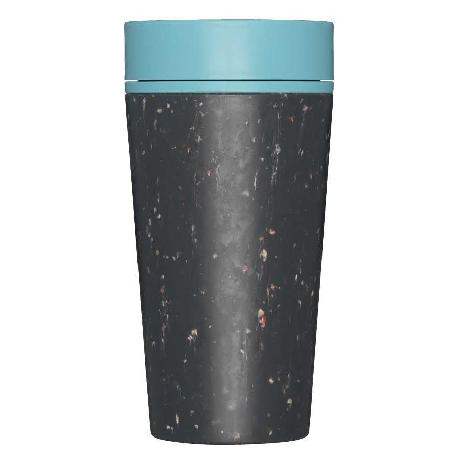 rCUP Black & Teal Reusable Coffee Cup - 340ml - rCUP