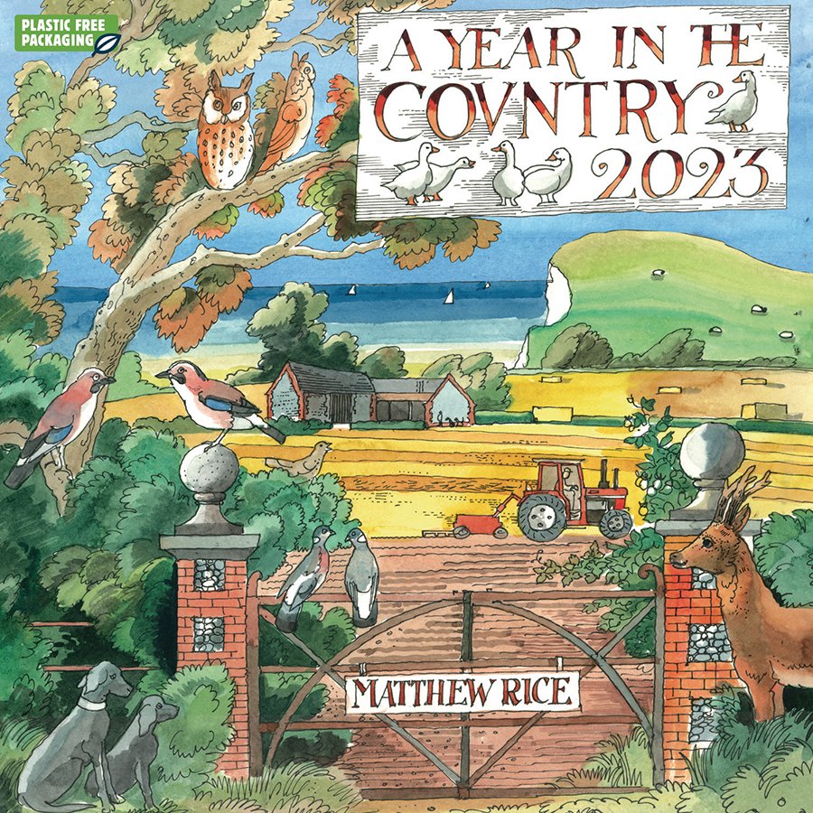 A Year In The Country 2023 Wall Calendar - Matthew Rice