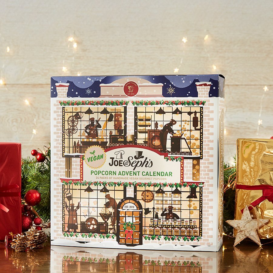 Joe Seph s Vegan Popcorn Advent Calendar 164g Joe Sephs Popcorn