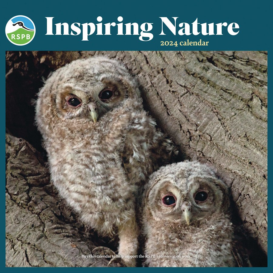 RSPB Inspiring Nature 2024 Wall Calendar RSPB