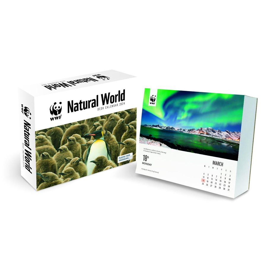 WWF Natural World 2024 Desk Calendar WWF